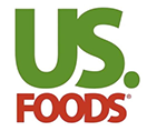 US Foods logo with green and red.